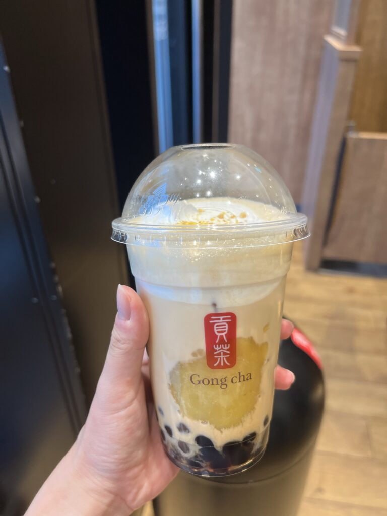 Baked Sweet Potato Milk Tea
