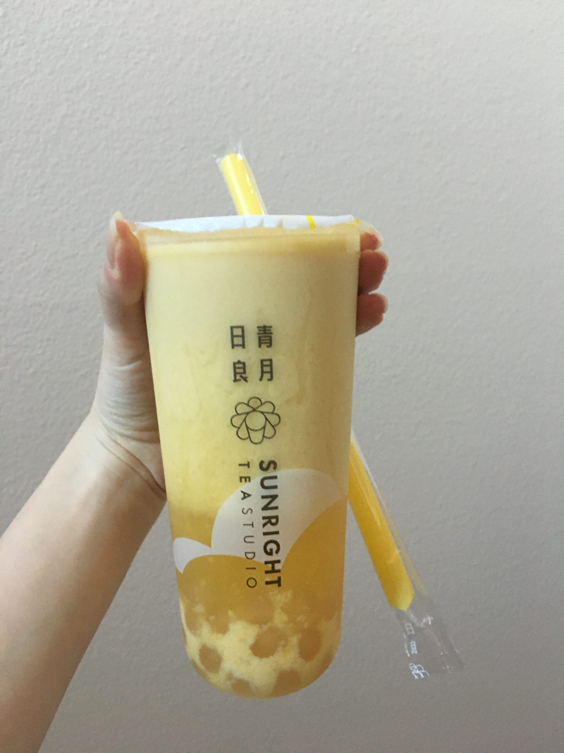 Mango Green Milk Tea