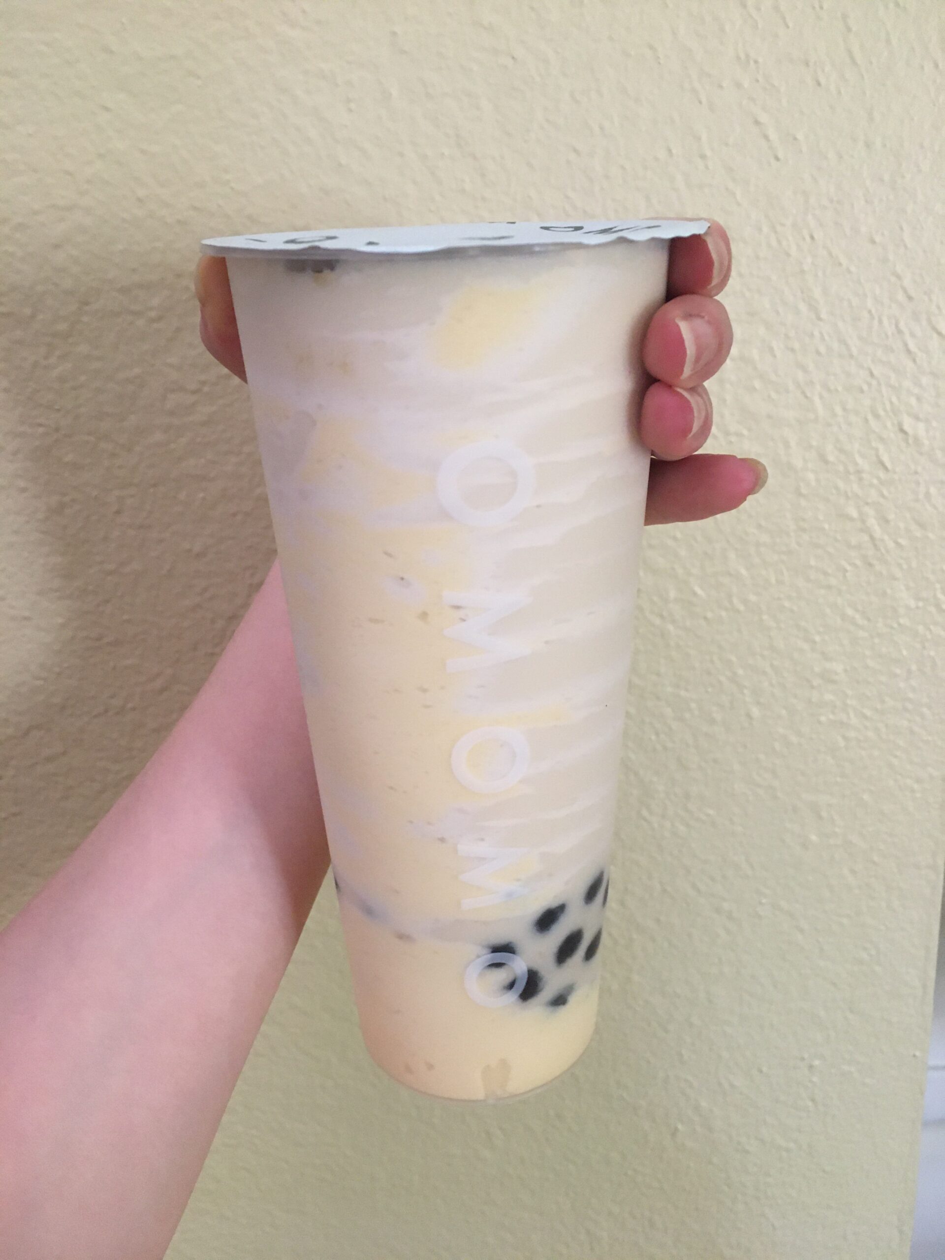 Osmanthus Oolong Milk Tea (with Creme Brûlée)