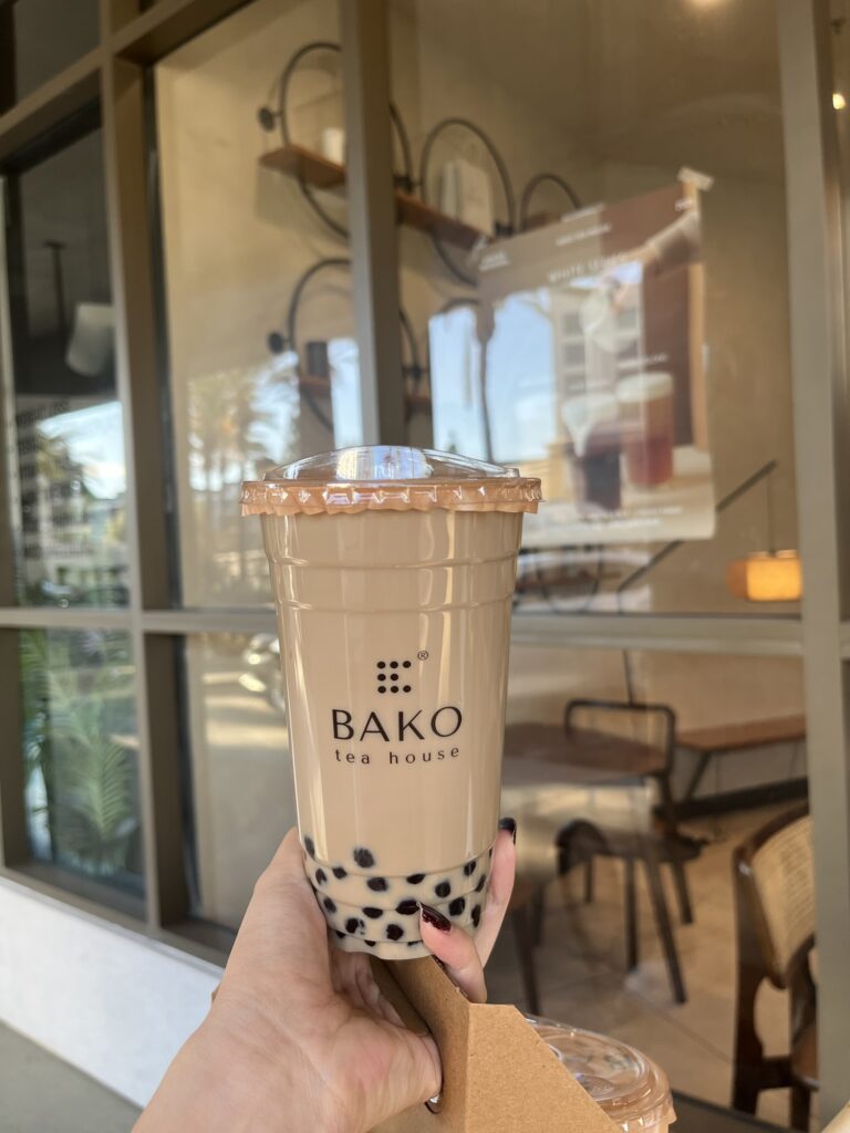 Roasted Oolong Tea Latte